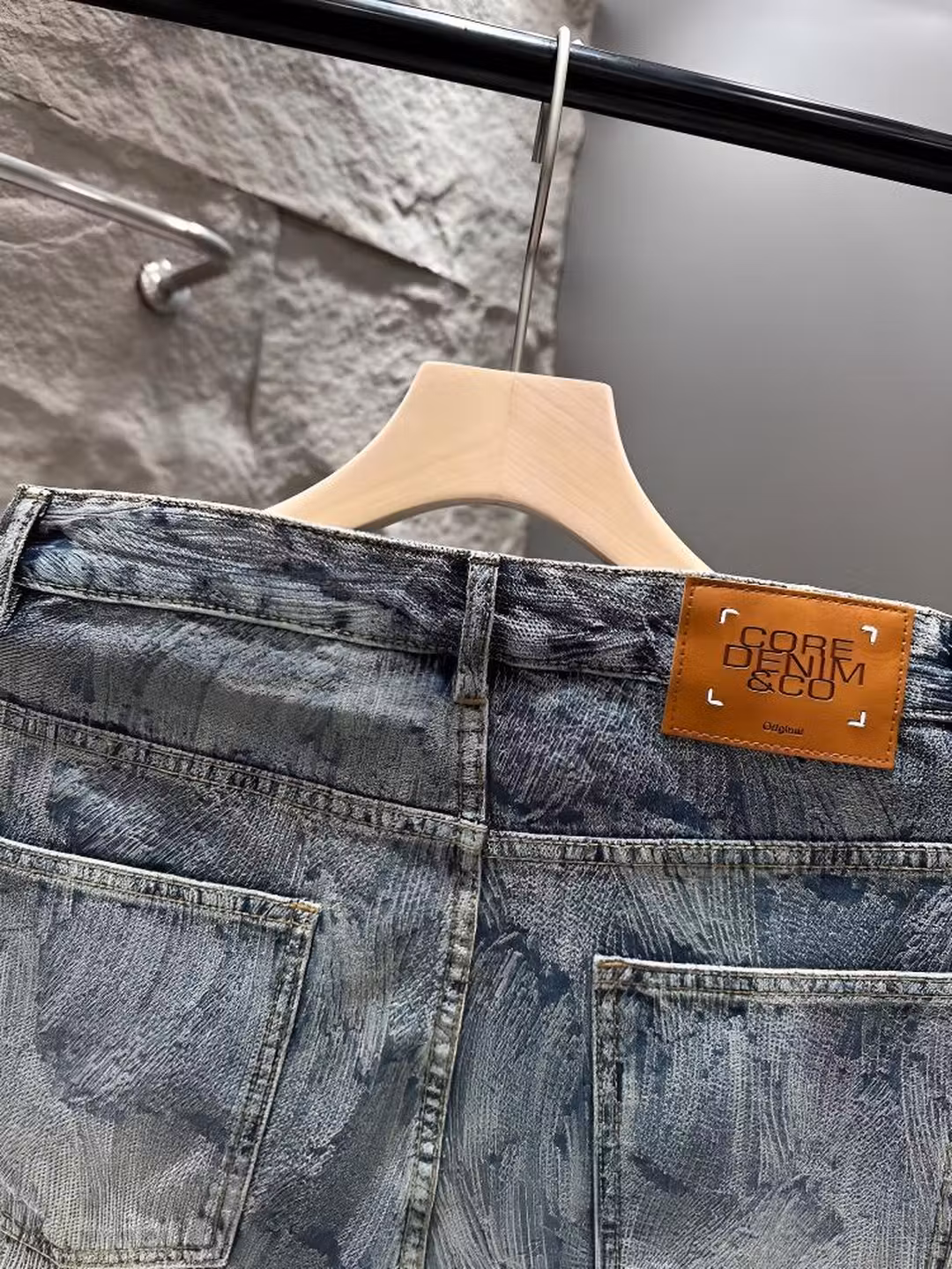 High-end Denim Shorts Men's Trendy Brand American Thin Five-point Pants 2026 Summer New Men's Casual Half Pants, Blue 28_viptrois.com