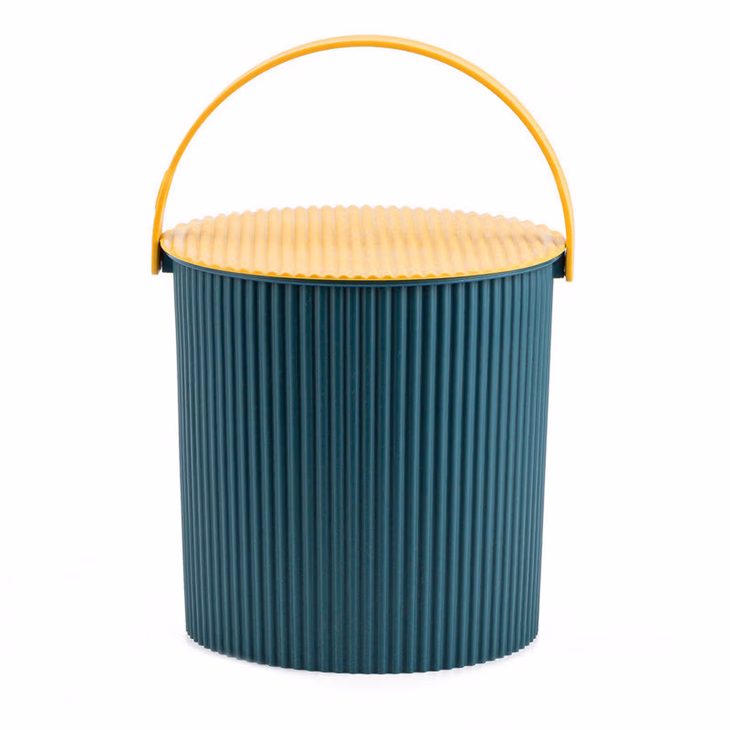 咏幻塑料加厚可坐家用钓鱼桶手洗澡篮洗车桶幼儿园收纳桶带盖子水桶 深配常规号