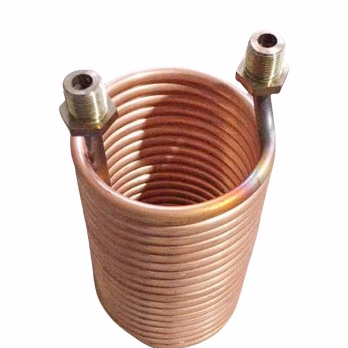 茂具紫铜盘管定制非标螺旋弹簧铜管冷却循环冷凝管道蒸汽冷水机换热器 19mm粗