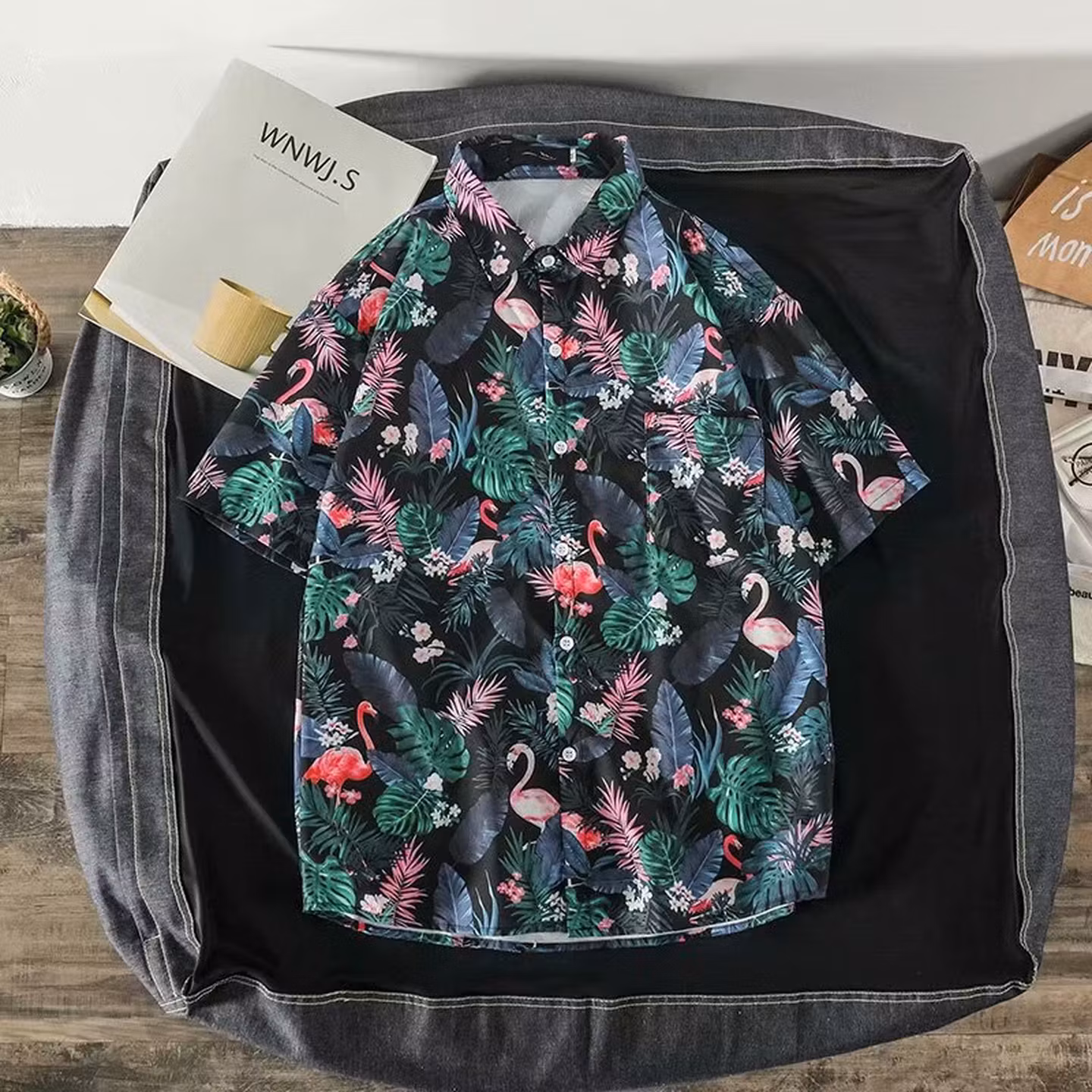 Sommer Hawaiihemd Mit Blumenmuster Für Damen Und Herren Strand_voghion.com