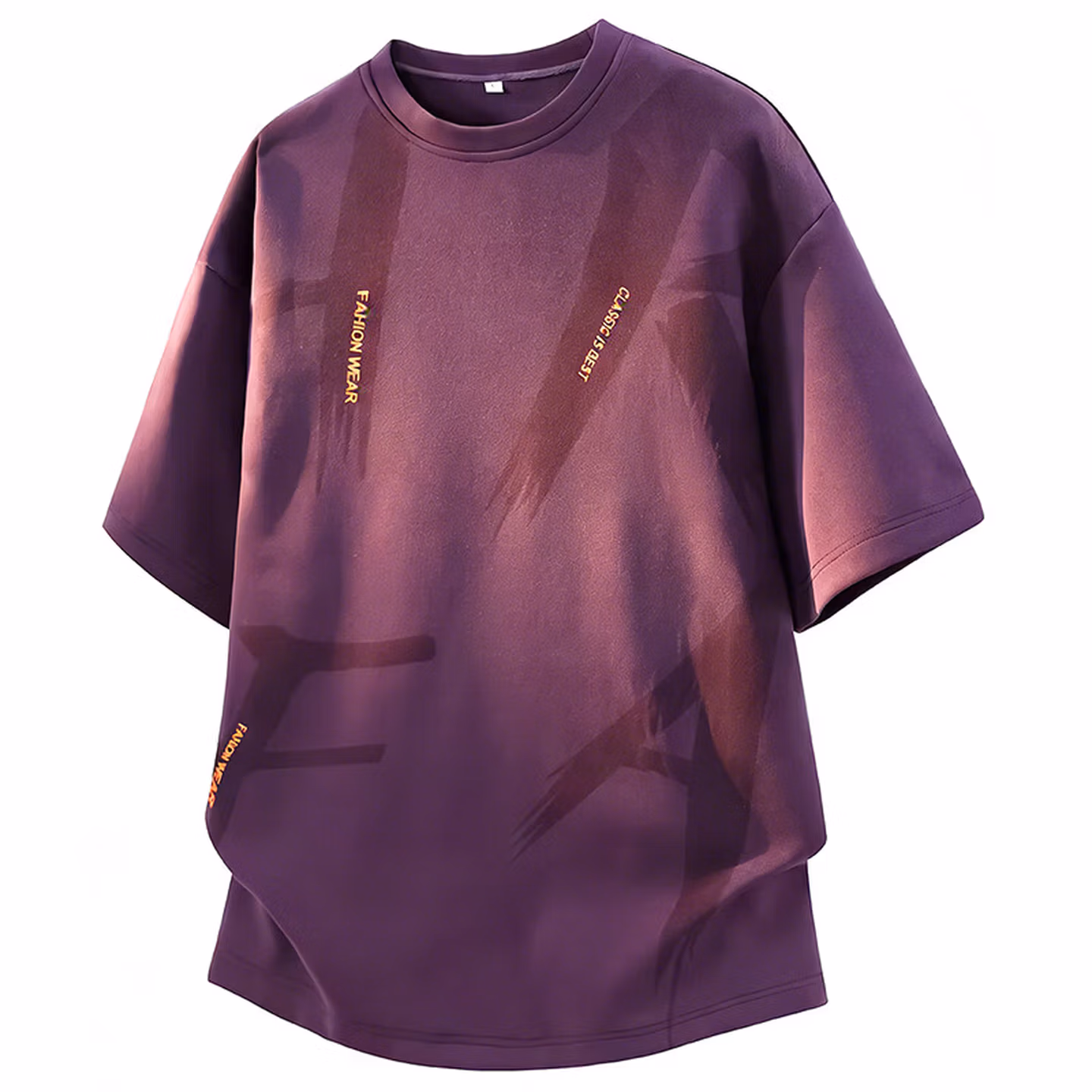 Men's Short-sleeved T-shirt Summer Thin 2026 New Ice Silk Half-sleeved Men's Fat Plus Extra Size Clothes_viptrois.com