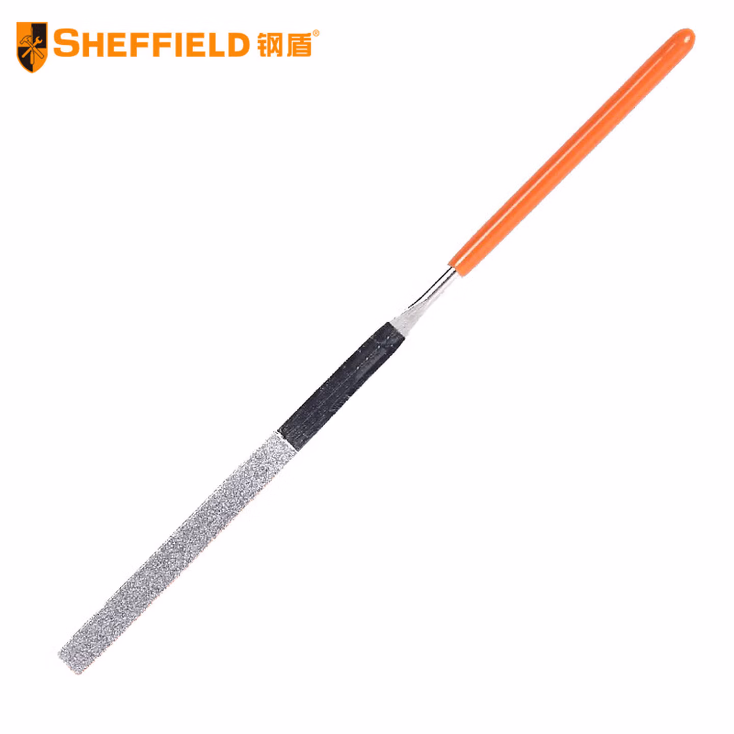 钢盾 SHEFFIELD S090104  金刚石平头扁锉(4x160mm) 平