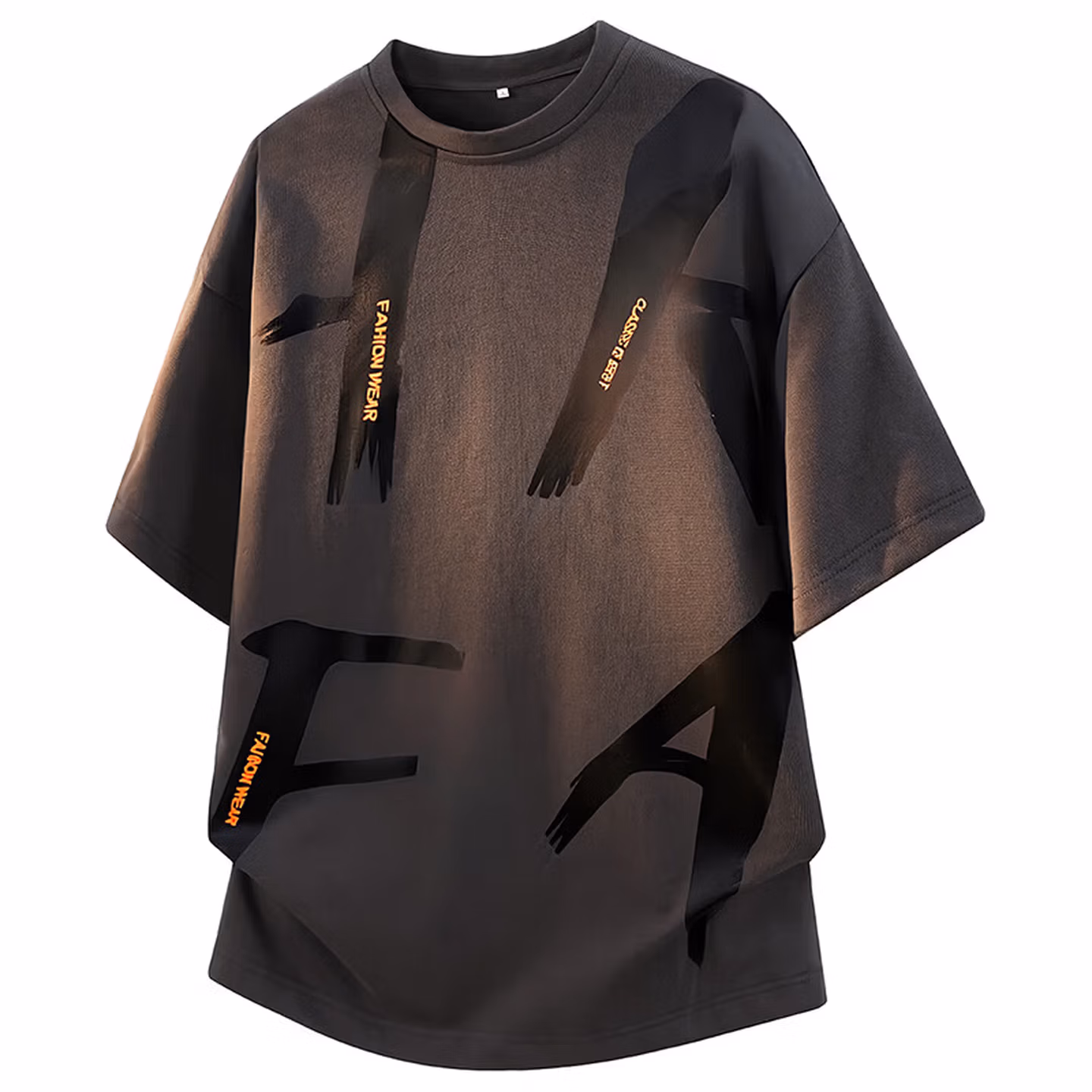 Men's Short-sleeved T-shirt Summer Thin 2026 New Ice Silk Half-sleeved Men's Fat Plus Extra Size Clothes_viptrois.com
