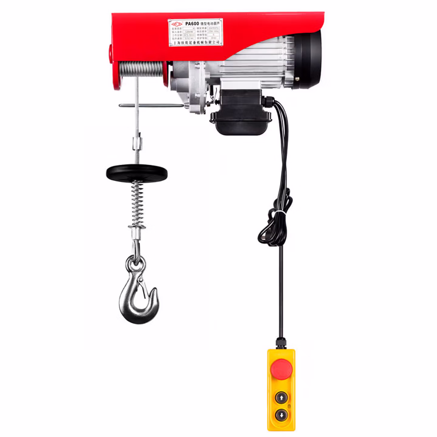 吊机家用微型电动葫芦220v0.5吨家用带跑车起重机小型遥控升降吊机提升机1 精