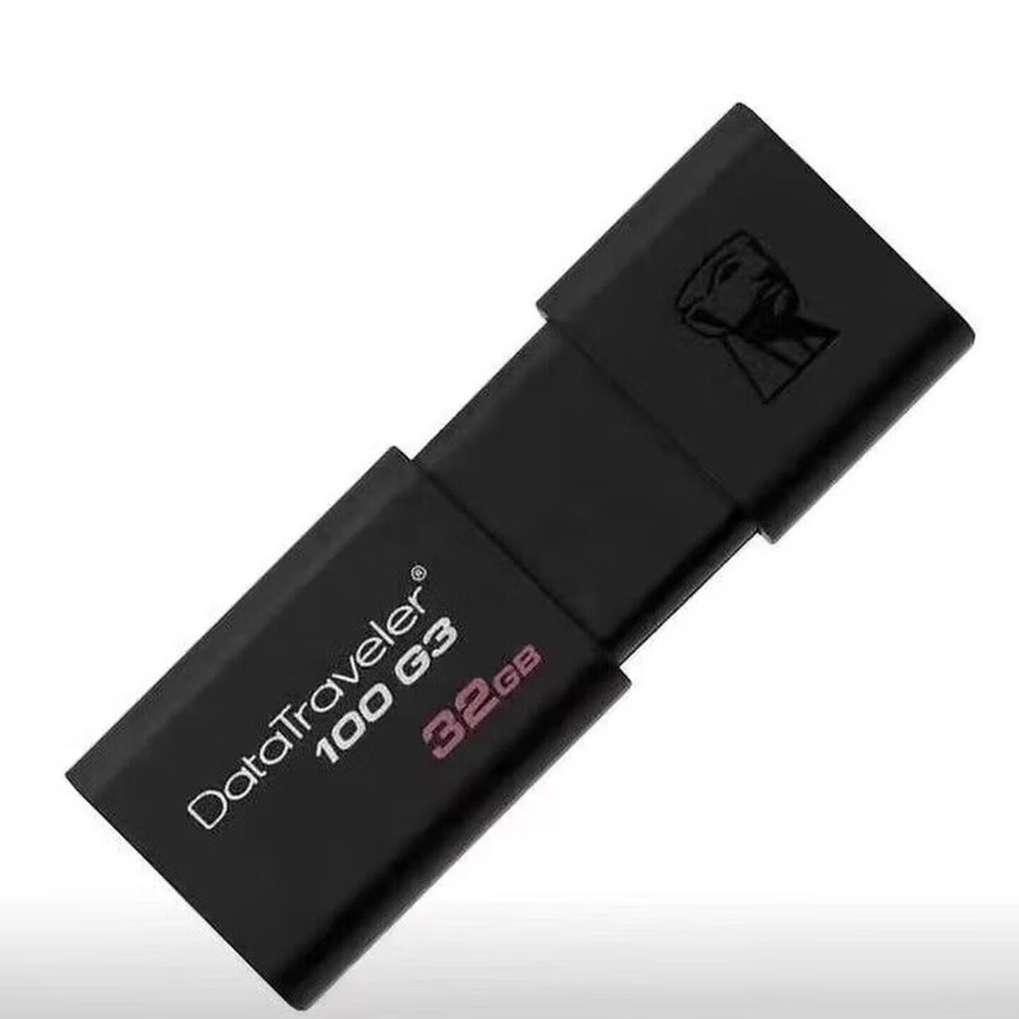 金士顿u盘高速USB3.0接口手机电脑两用8g办公优盘DT100G3 黑色