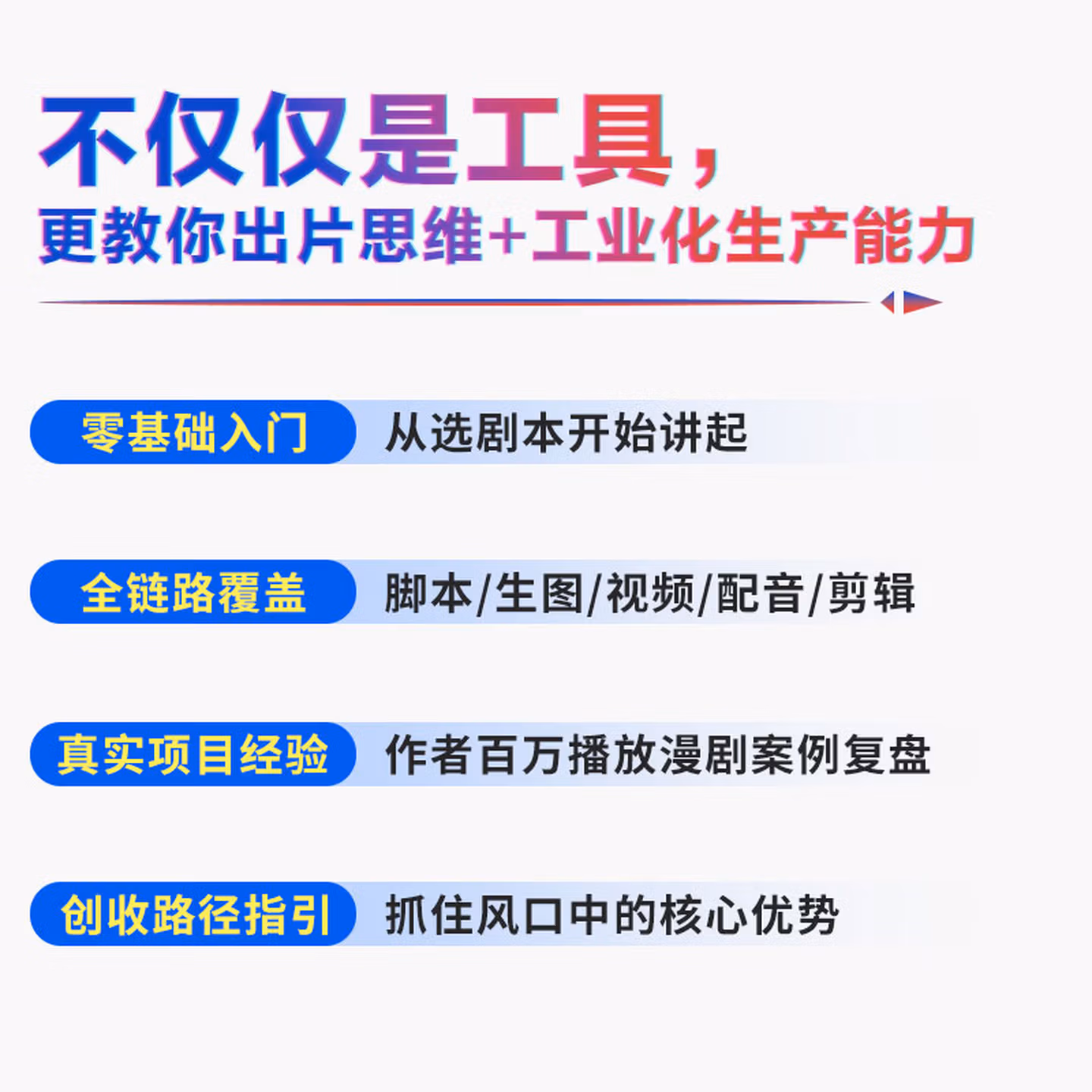 《AI漫剧创作一本通：脚本/生图/动效/剪辑从入门到实战》