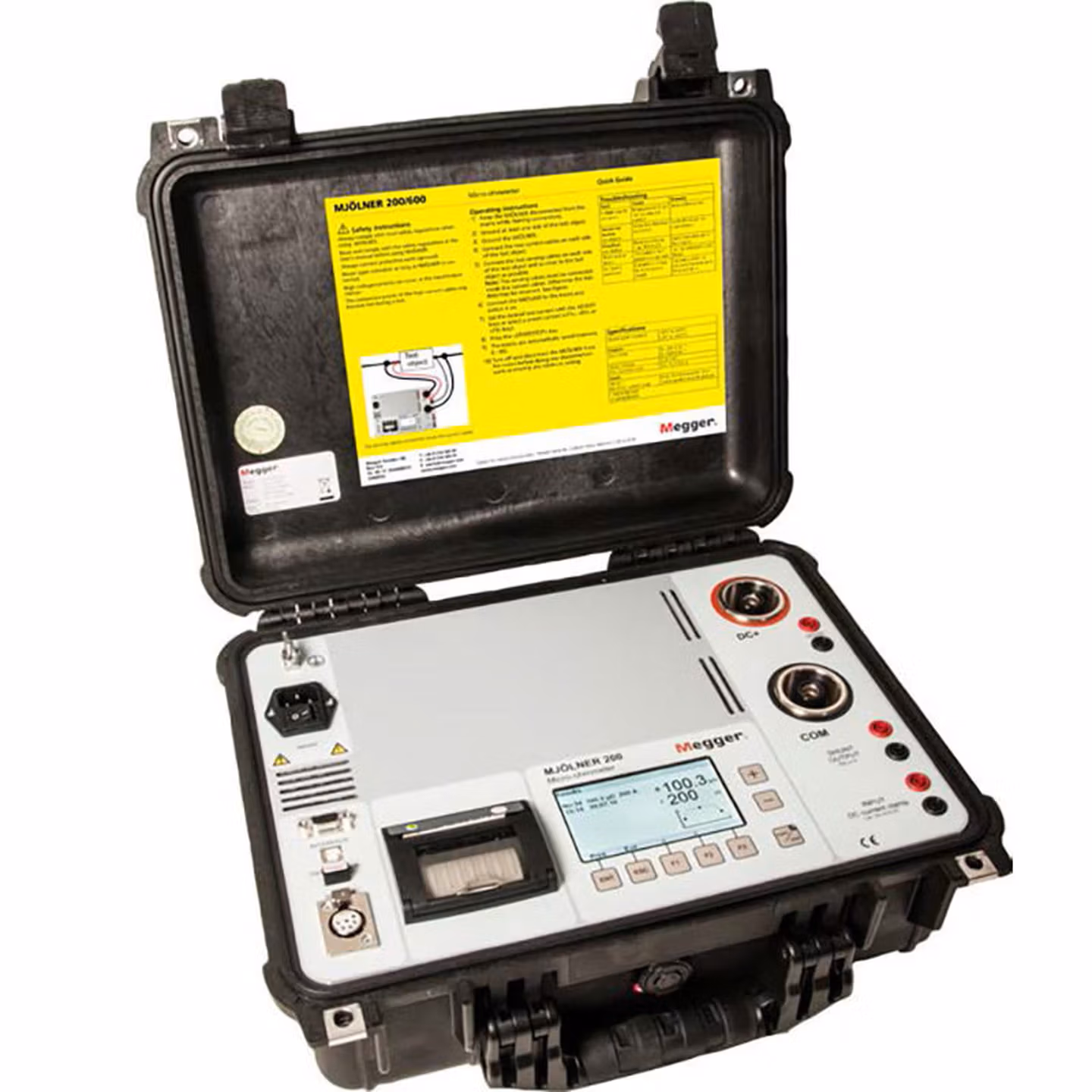 梅格梅凯 MEGGER MJLNER200 微欧表 电子电工电阻专用 MJLNE