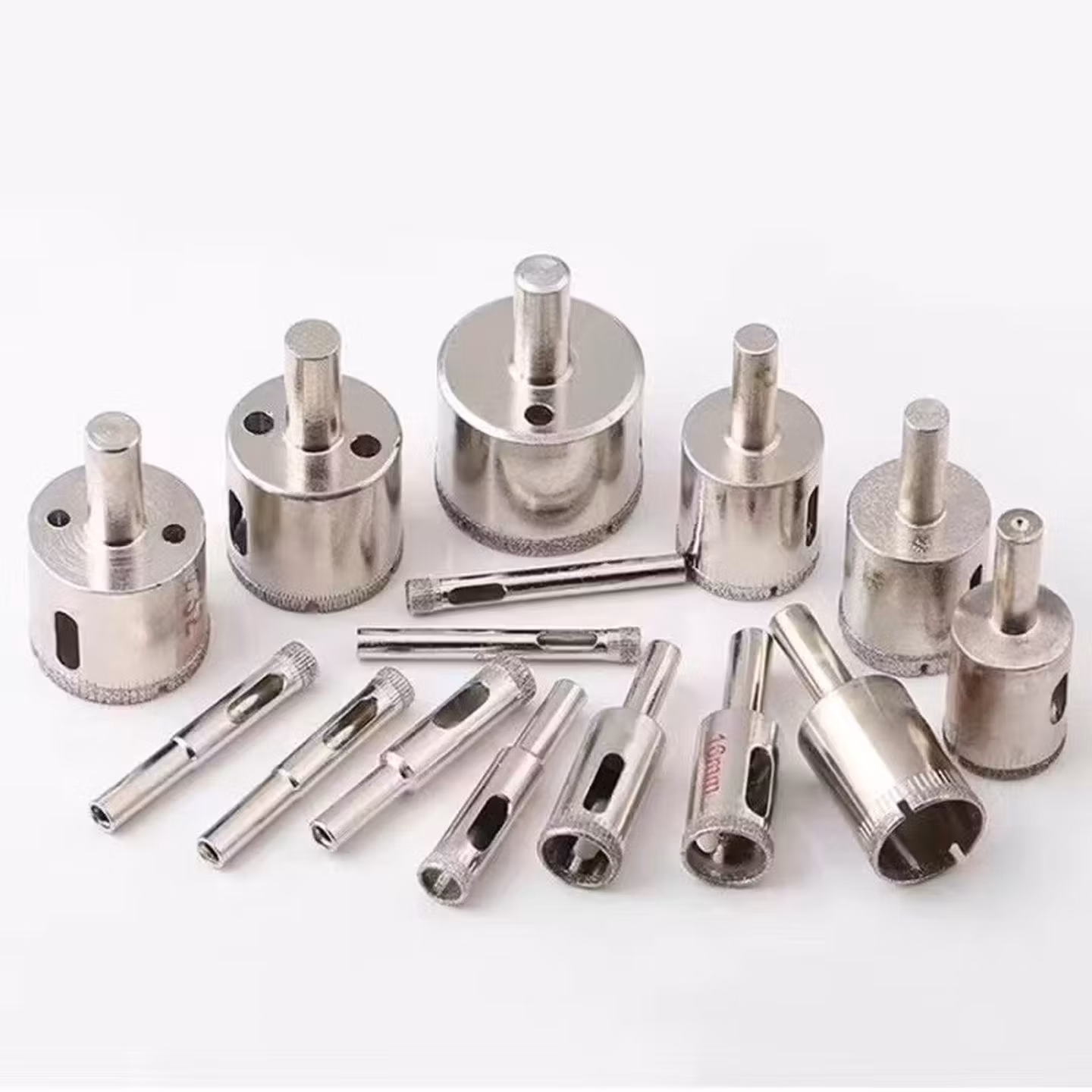 玻璃钻头玻璃开孔器钻头瓷砖打孔开眼金刚砂套装陶瓷取孔磁砖19MM玻璃转头 A款1