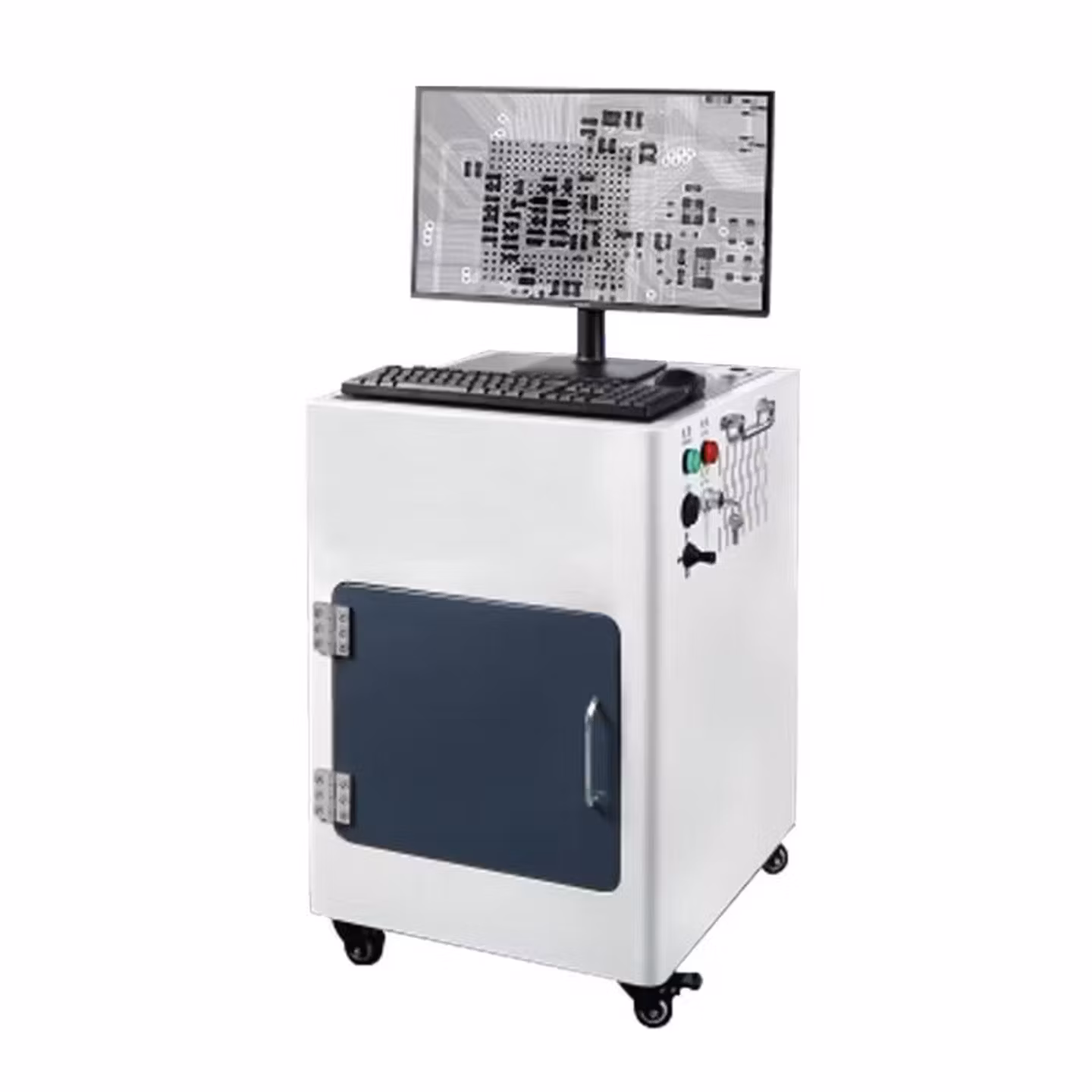 高清工业X-ray检测机小型X光射线机电路板BGA芯片缺陷探伤透视仪 乳白色设备