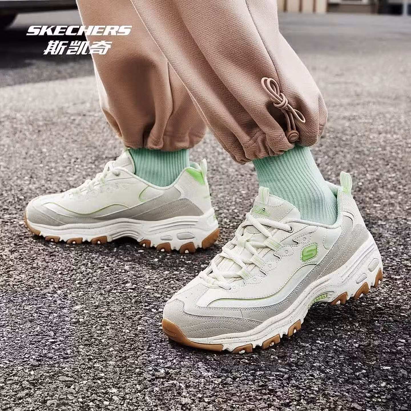 Skechers 斯凯奇 D’Lites系列 星空熊 女子厚底老爹鞋运动鞋 149589 京东优惠券折后￥169 多色可选