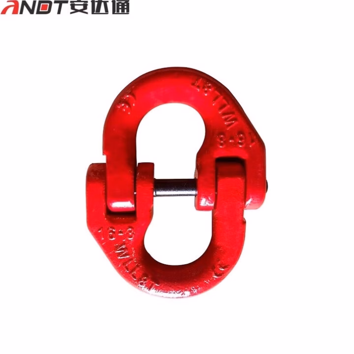 安达通 起重强力蝴蝶扣 强力起重吊环链条连接器吊索具  子母环8T