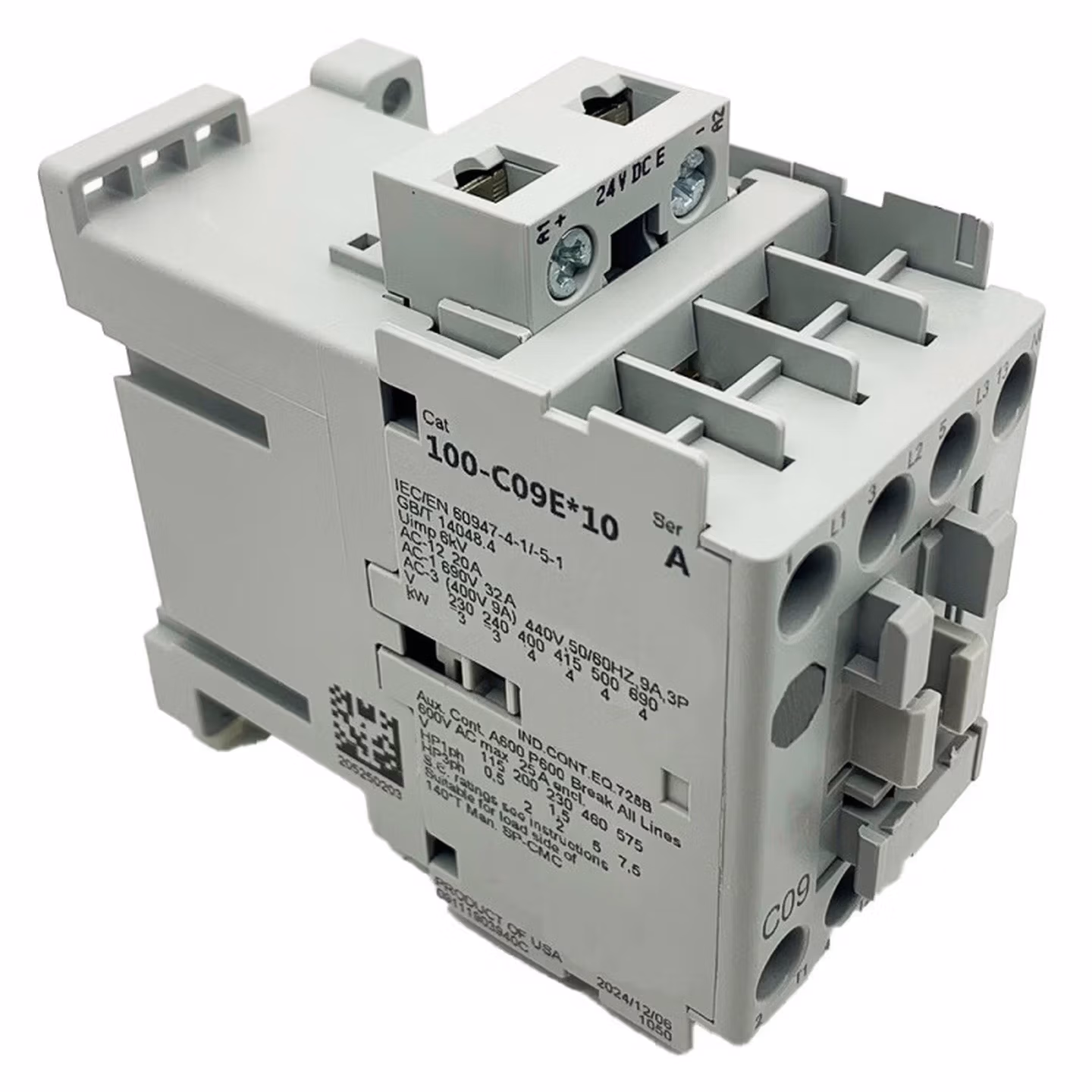 AB接触器	100-C09EJ10	1	
