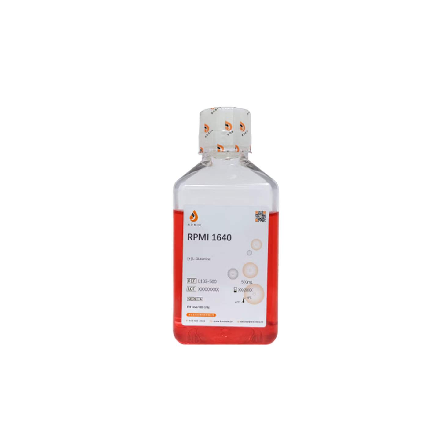 百迪 RPMI1640培养基（含谷氨酰胺） L103-500-500ml/瓶
