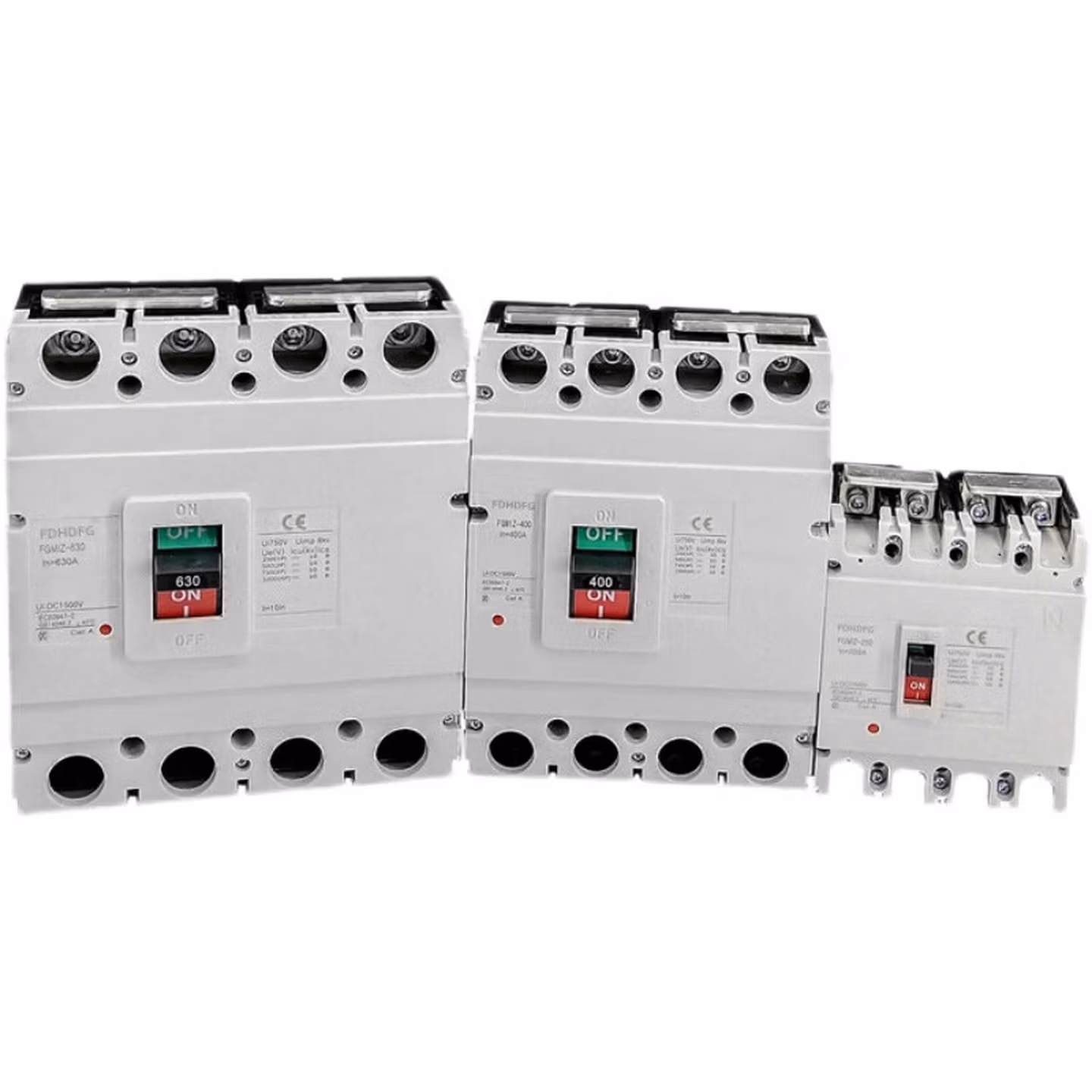 直流塑料外壳式断路器空气开关DC1P100A160A200A250A400A63