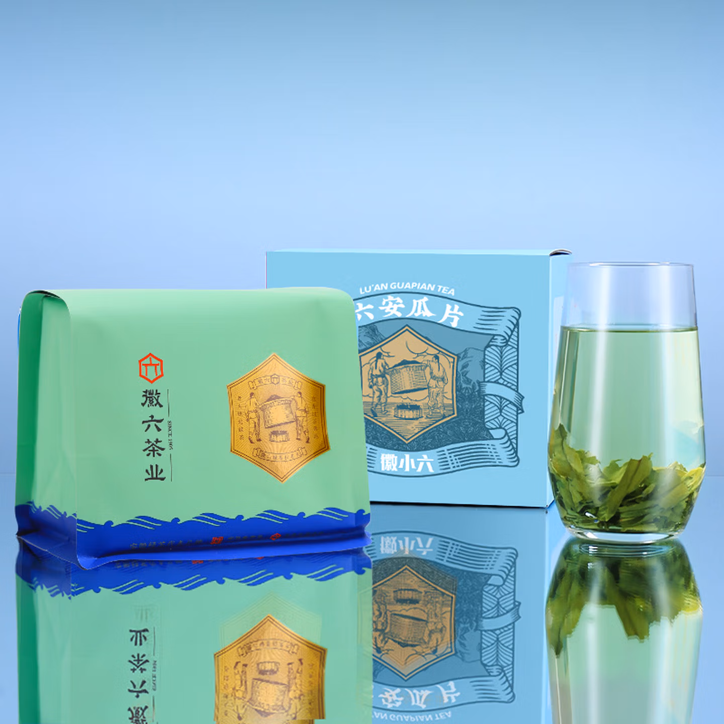中华老字号 徽六 寻味200 雨前二级六安瓜片绿茶 200g 多重优惠折后￥26.42包邮