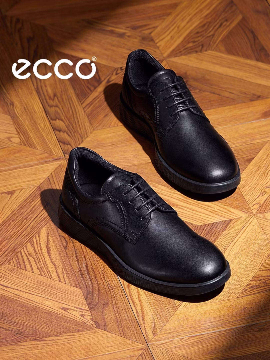 ECCO 爱步 S Lite Hybrid 轻巧混合系列 男式皮鞋休闲鞋 520304 Plus会员凑单折后￥657.31 两色可选