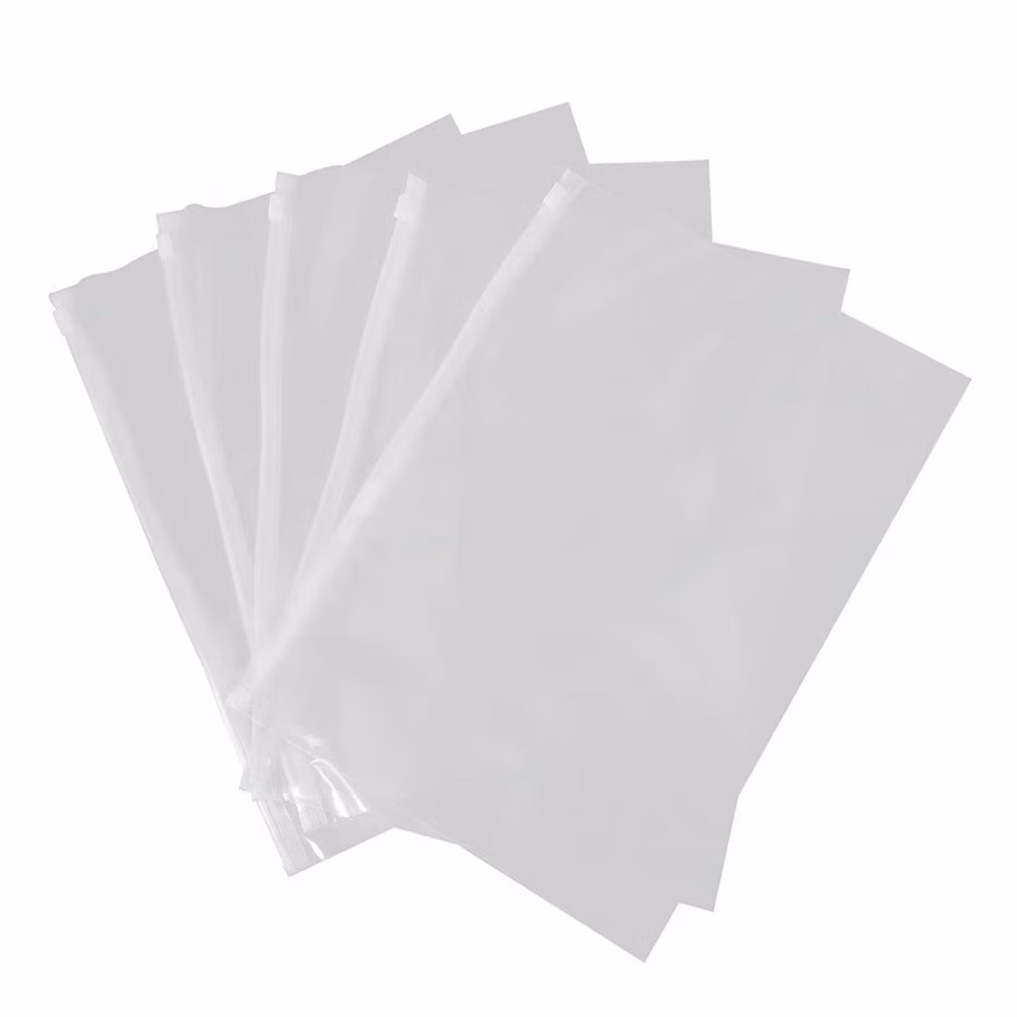 贝傅特 透明拉链袋 服装拉链袋批发服装包装袋拉链款透明收纳袋 横版32*22CM