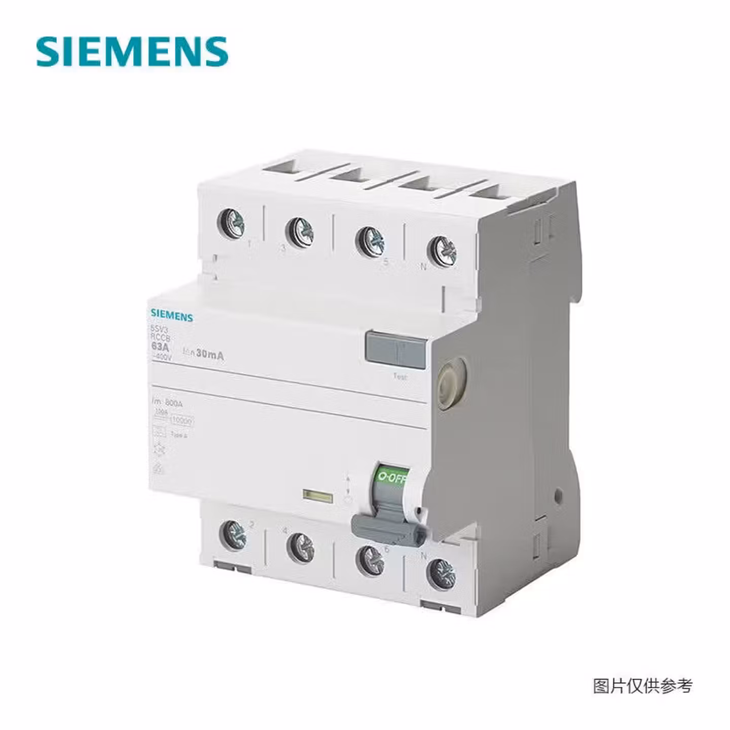 西门子 5SV 漏电保护开关 5SV33446 电磁式 4P 40A 30mA 