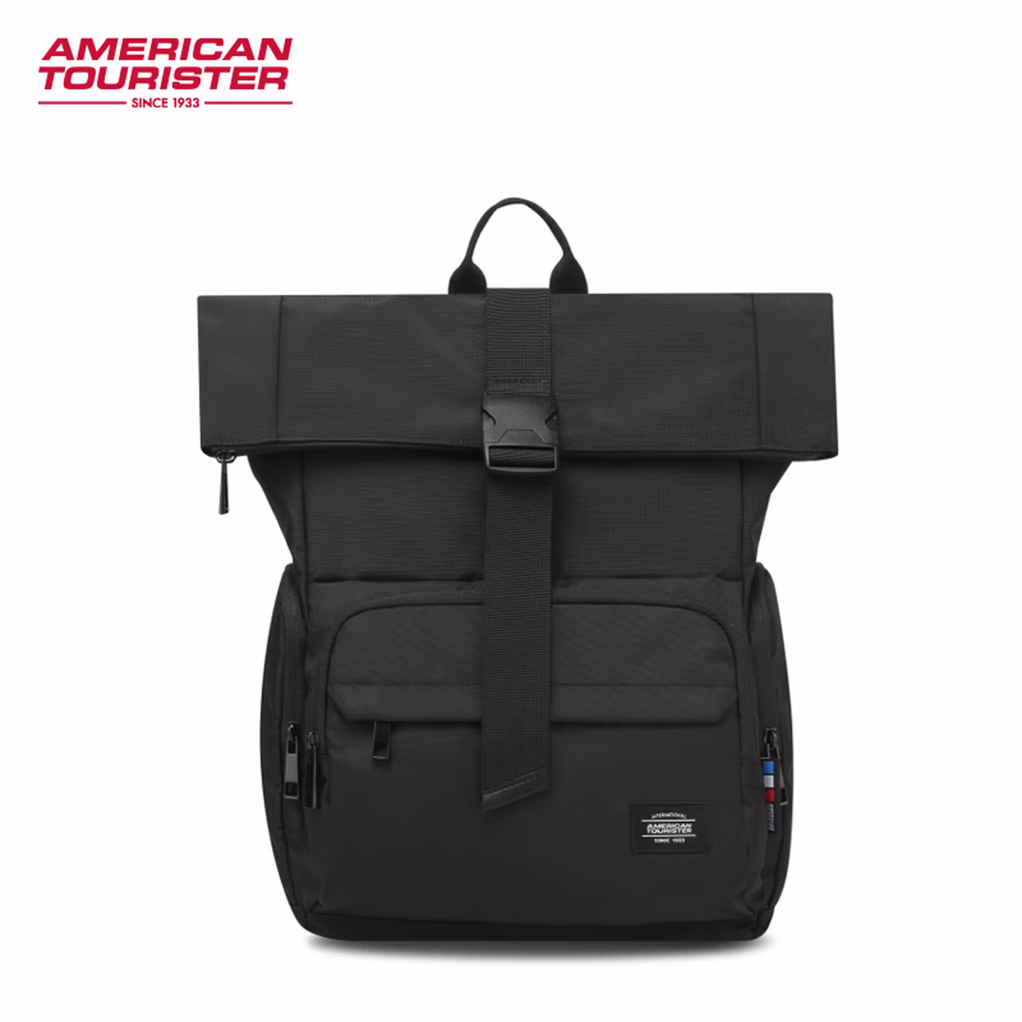 American Tourister 美旅 翻盖设计大容量双肩背包 25L ND9*09001 双重优惠折后￥89包邮