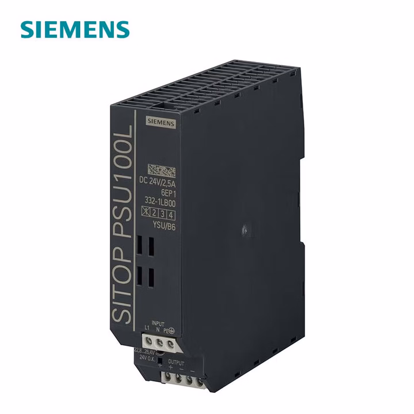 西门子SITOP 导轨式 120/230VAC 60W 24VDC 2.5A 6