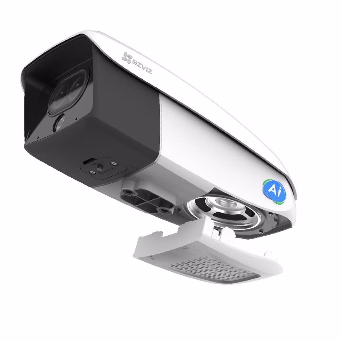 萤石 高清室外监控摄像头 500万C5X智能高清双摄POE供电 家用手机查看日夜