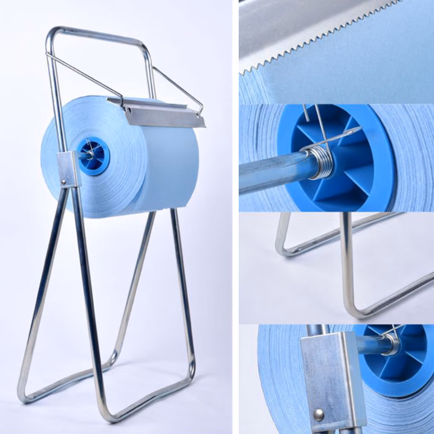 龙代（longdai）工业大卷擦拭纸支架 落地支架款 360*440*880mm