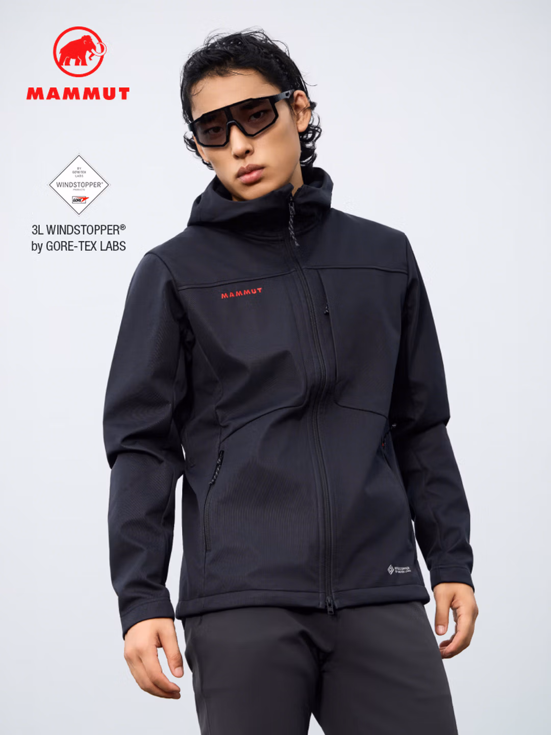 Mammut 猛犸象 Ultimate VIII 户外男式防风连帽软壳 Plus会员凑单折后￥2163.24