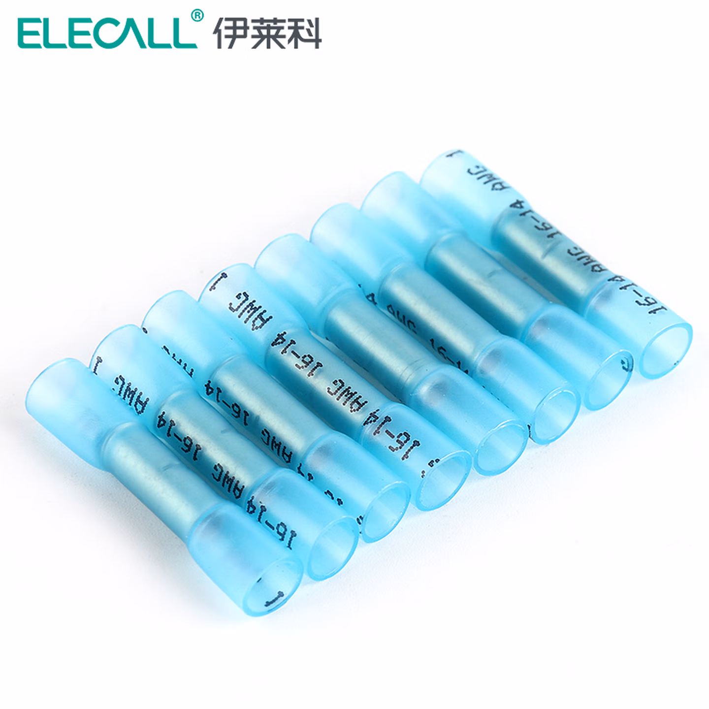 伊莱科（ELECALL）防水热缩管端子中间接头免压焊锡热缩环快速接线端子 BHT