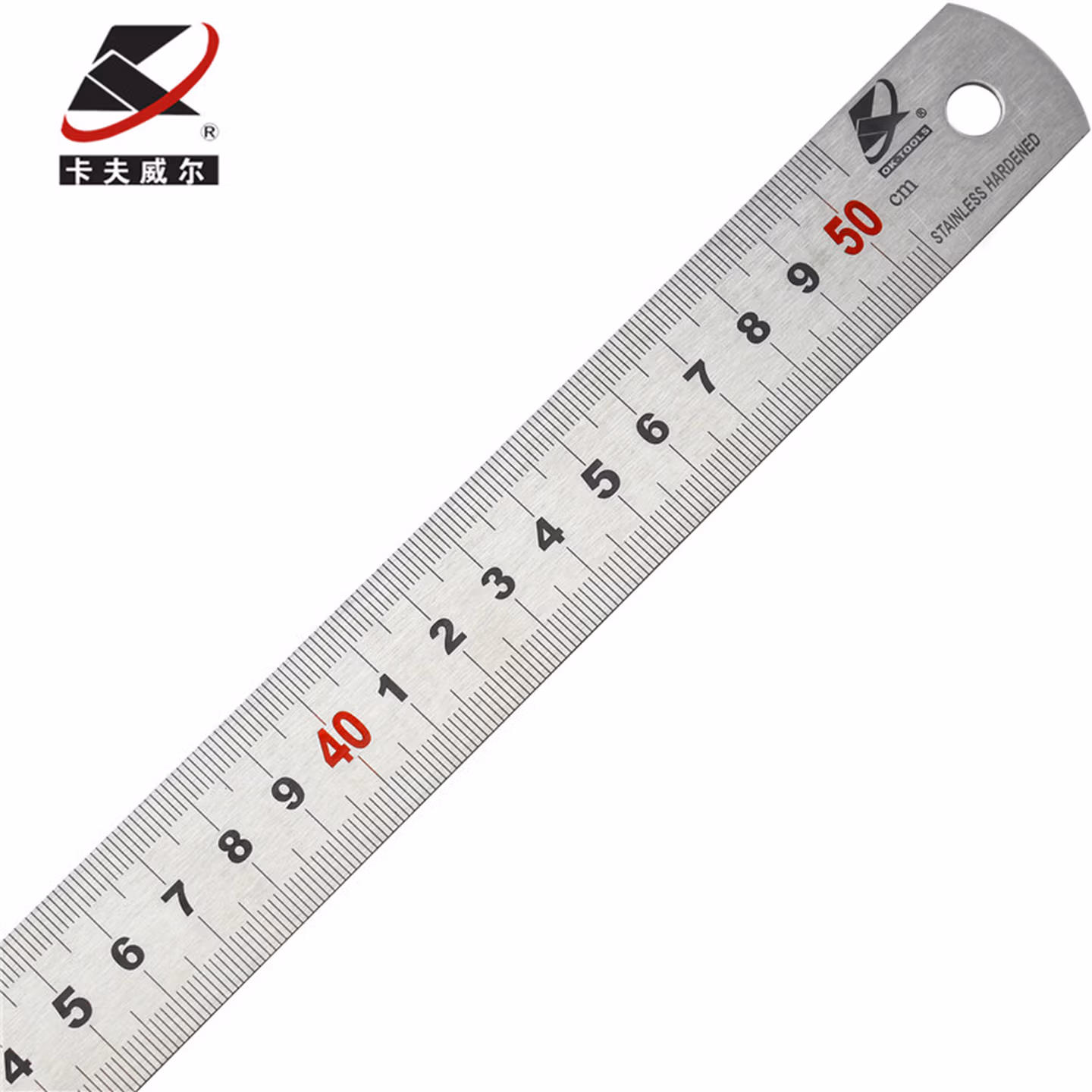 卡夫威尔 不锈钢直尺 刻度尺测绘制图测量工具 MR3050/1500mm 一个价