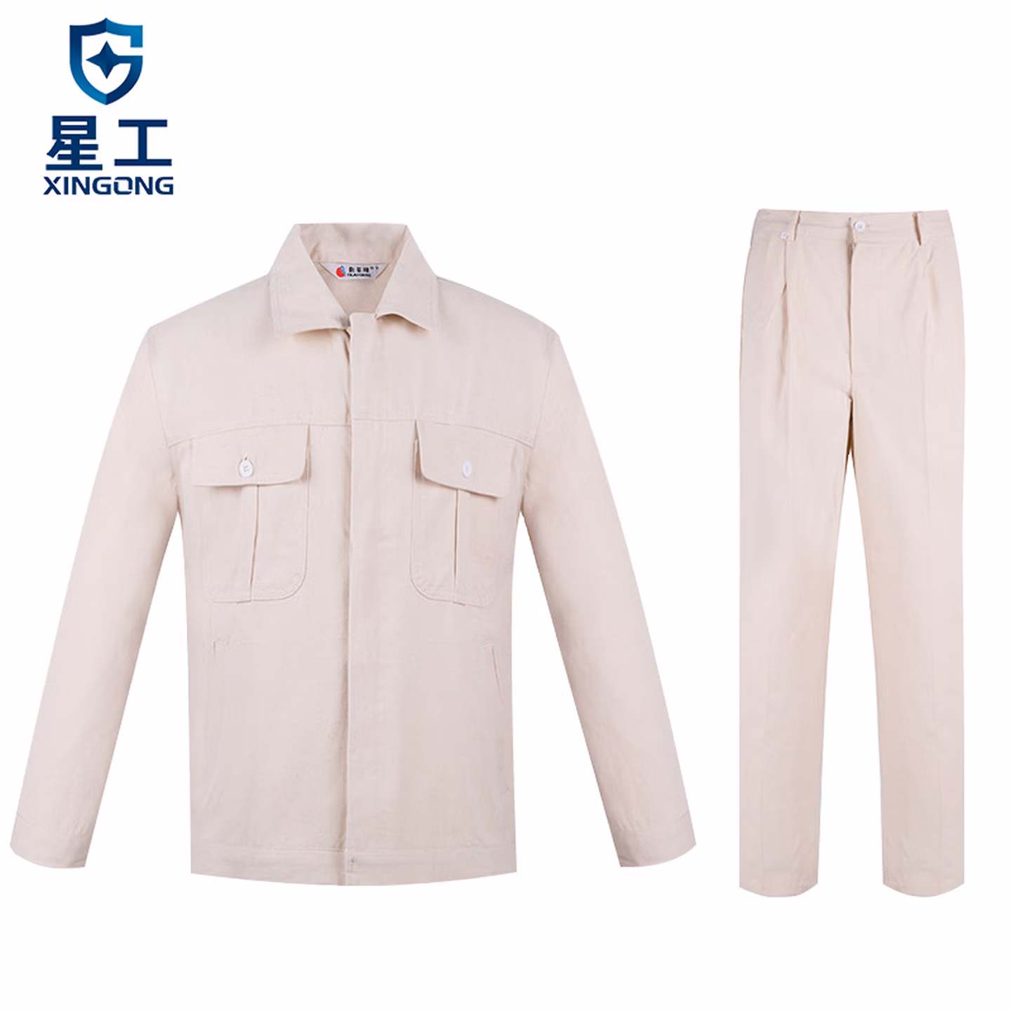 星工（XINGGONG） 春秋冬电焊工作服套装 加厚帆布防护服 劳保服专业焊工服