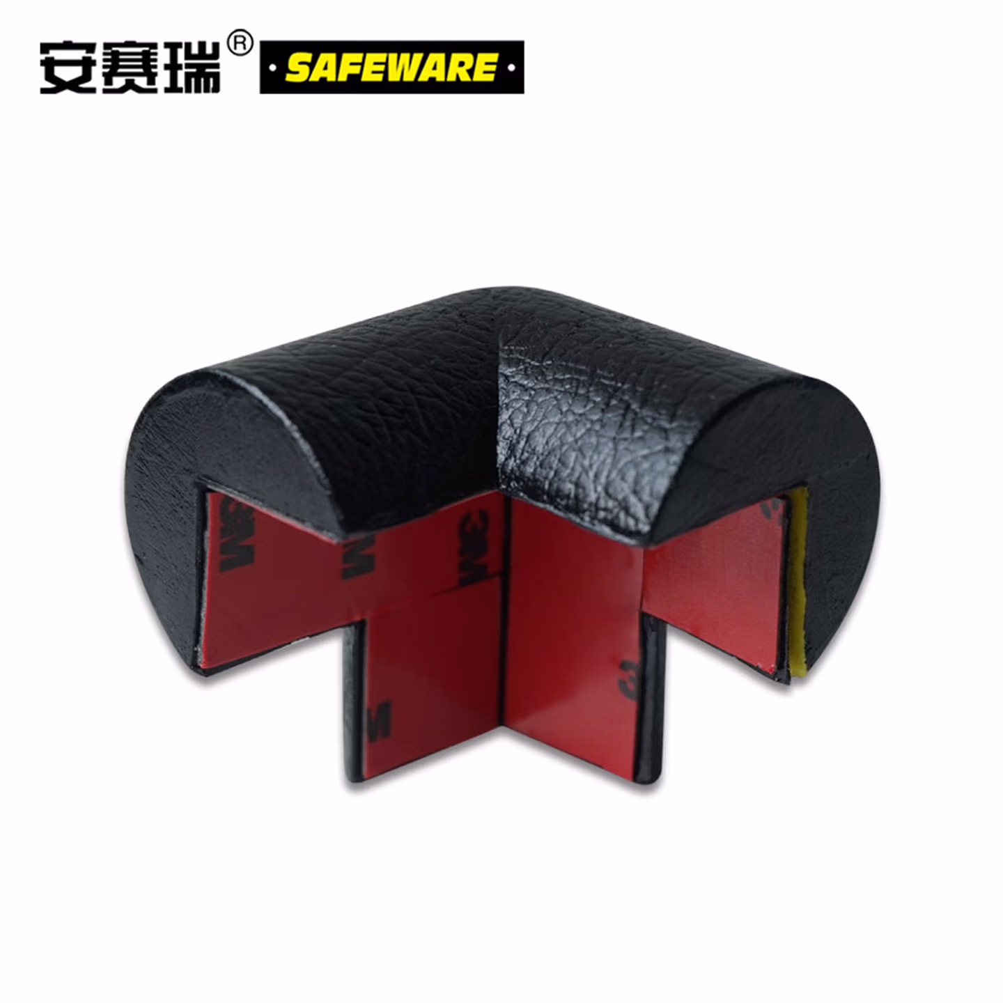 安赛瑞 三向护角（4个装）PU防撞护角 桌角护角 防撞包角 3M双面胶 1141