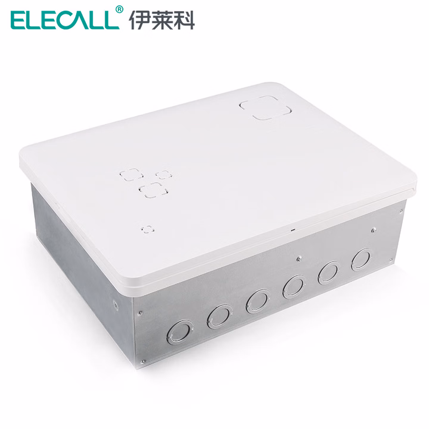 伊莱科（ELECALL）光纤多媒体信息箱弱电箱家用光纤入户配电箱多媒体集线箱40