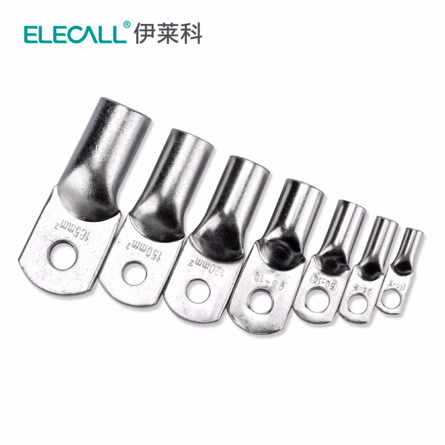 伊莱科（ELECALL）电缆裸端子JG铜接线端子冷压线鼻子船用铜鼻子 JG25-