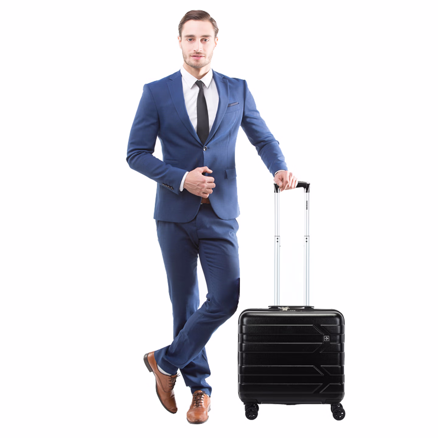 SUISSEWIN 18-inch Portable Men's And Women's Boarding Case, Captain Case, Universal Wheel Business Trip, Password Case, SN6610_voghion.com