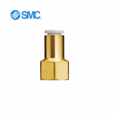 SMC KQ2F08-02A 米制尺寸快换接头KQ2系列 内螺纹直通接管 气动辅