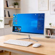 27英寸一体机电脑酷睿i5i7独显游戏电竞高性能办公家用设计魔兽吃鸡打瓦台式DIY整机