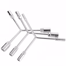 三头套筒扳手单个三通套同板手10mm17-15号套简套桶套头扳手工具 加长三叉扳