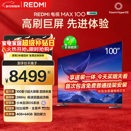 高手点评REDMI MAX100和小米S Pro Mini LED 100区别大么？哪个质量佳？性能与优势全面评测