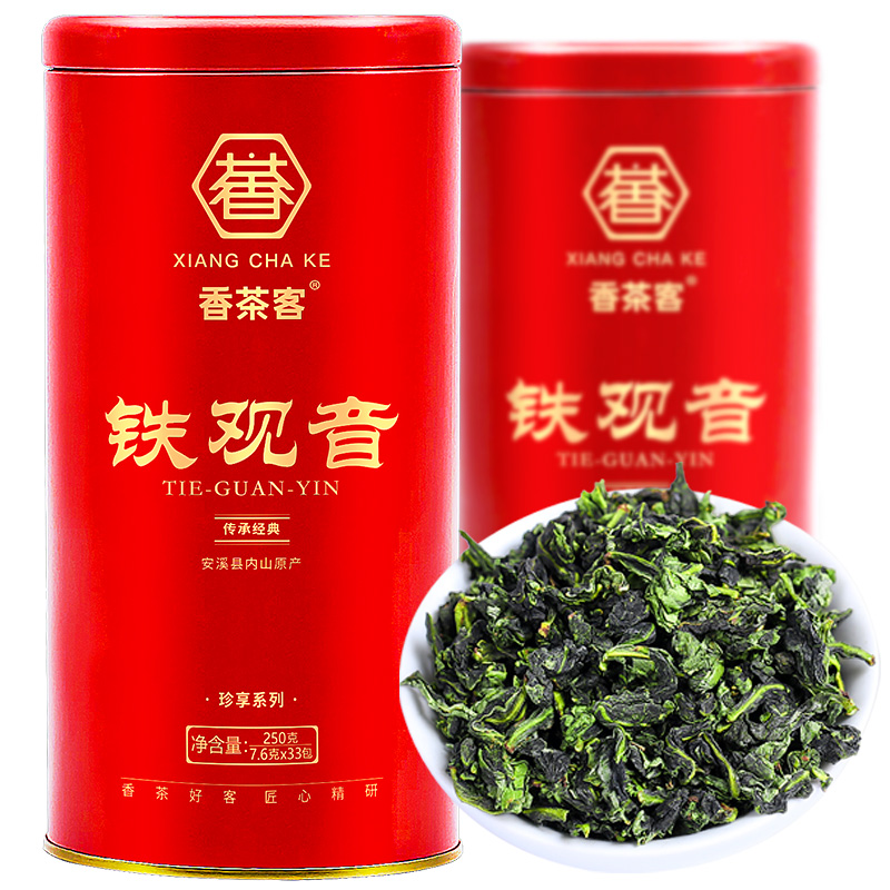 【官方旗舰店】香茶客 安溪高山原产铁观音礼袋装500g