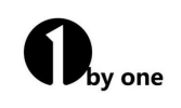 1 by one
