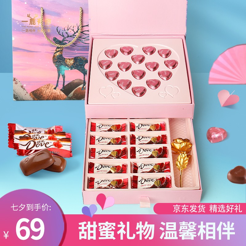 【漏洞39】德芙（Dove）巧克力 一鹿有你 双层礼盒