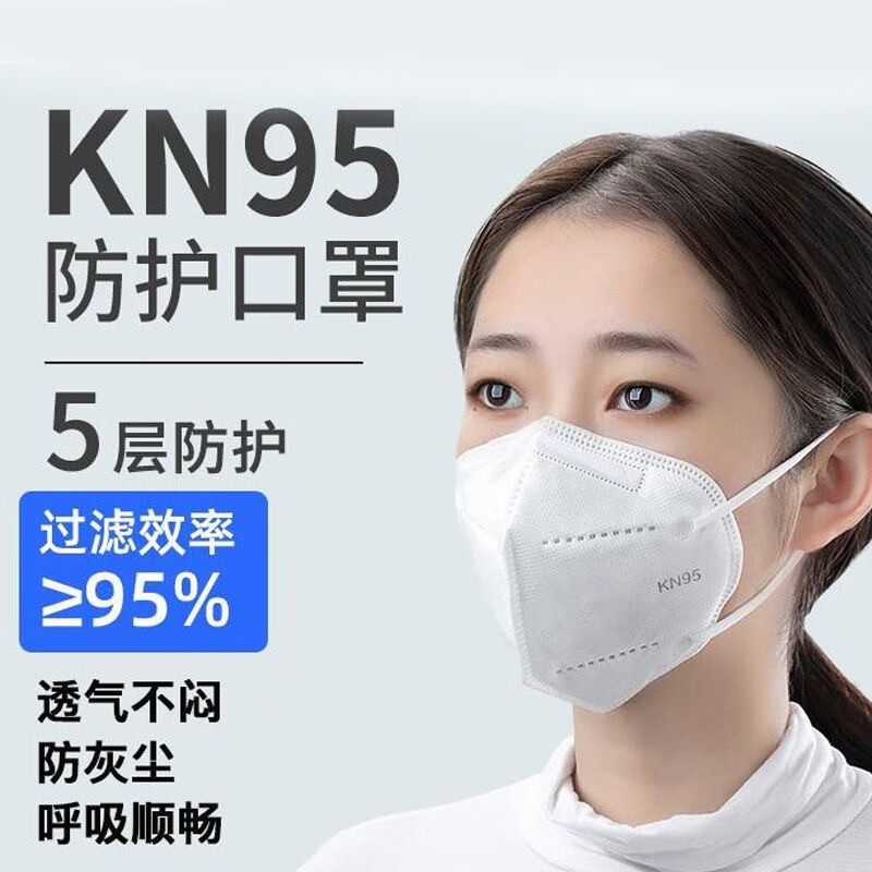 【非独立包装】KN95防护口罩* 50只