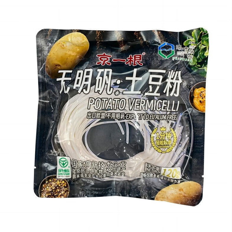 京一根 无明矾土豆粉120g*3袋