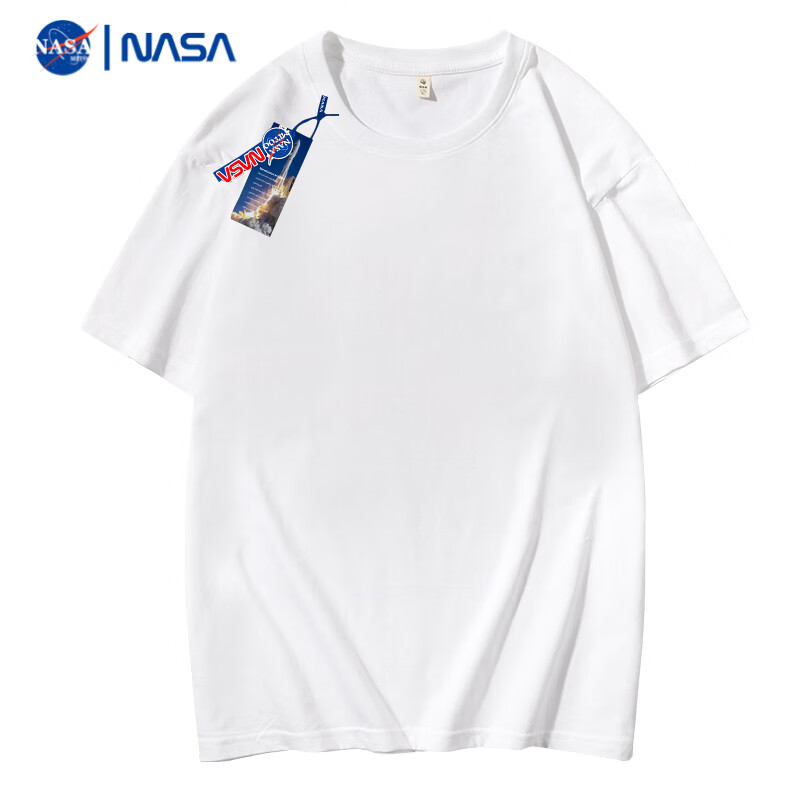 【实付19.9包邮】NASA 新款夏季纯棉t恤