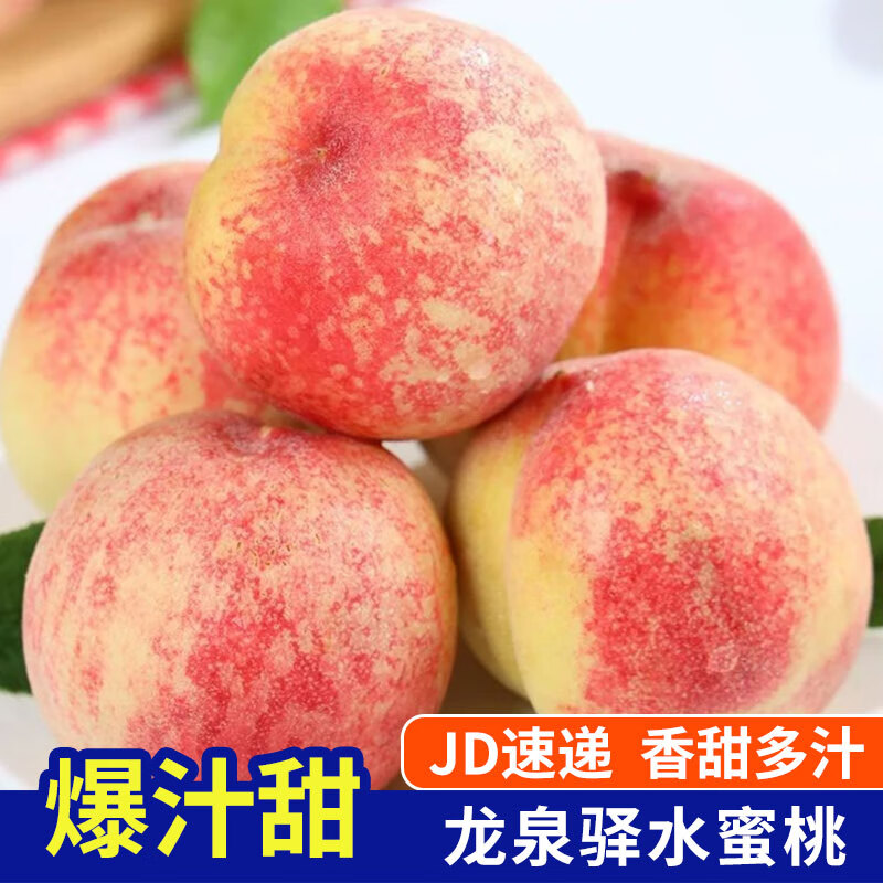 琪江果四川成都龙泉驿水蜜桃 撕皮爆汁新鲜孕妇水果当季送礼整箱 【试吃装】4.5-5斤单果80g+