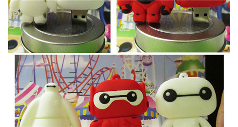 智乐优 创意可爱个性卡通u盘16g 大白迷你优盘 upan32g生日礼品礼物送