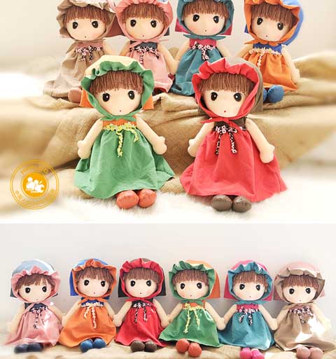 茵凡百变毛衣童话菲儿布娃娃可爱玩具洋娃娃毛绒玩具创意玩偶女孩生日