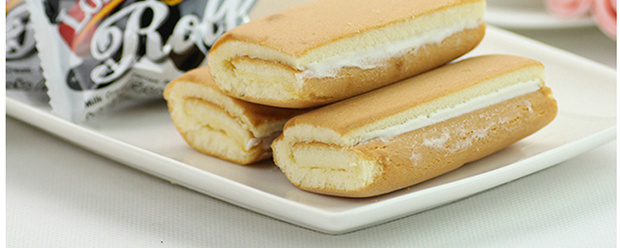 实用的马来西亚进口食品 lonbisco伦敦卷蛋糕480g(20g*24枚)夹心蛋卷