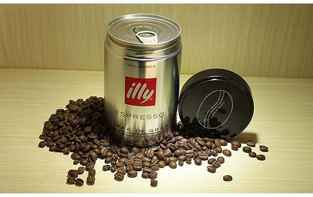 买意利illy意大利原装进口咖啡豆意式浓缩黑咖啡 深度烘焙罐装250g