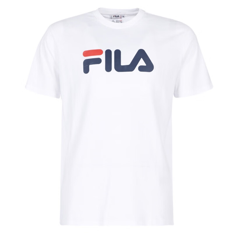 fila/斐乐男女同款短袖t恤夏季经典白色681093-m67 白色 s